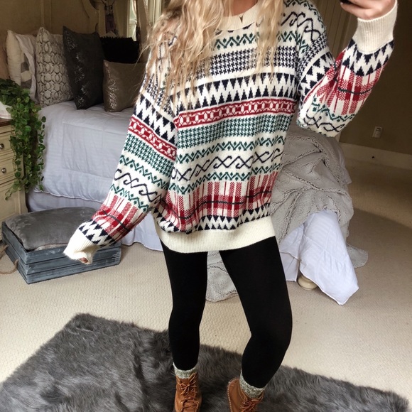 Sweaters - cozy plush mountaineer knit
